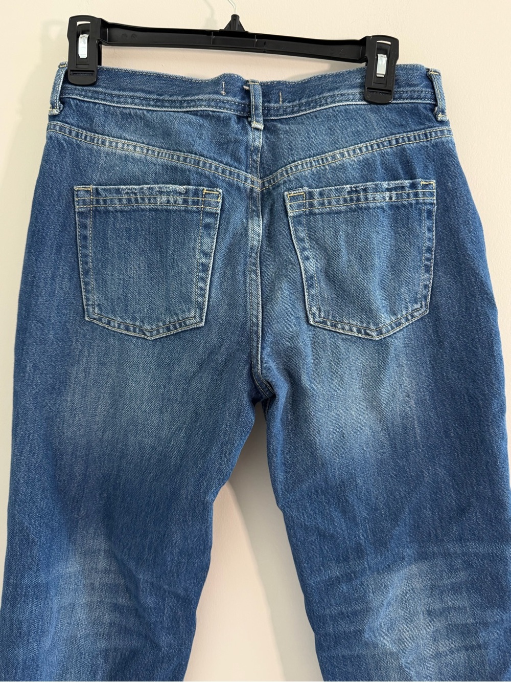 Free People We The Free Distressed Straight Leg Cropped Jeans Womens 28 Raw Hem - Picture 11 of 11